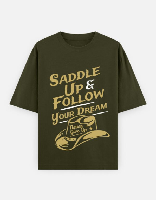 Saddle Up Oversized T-Shirt – Western-Inspired Streetwear Vibe