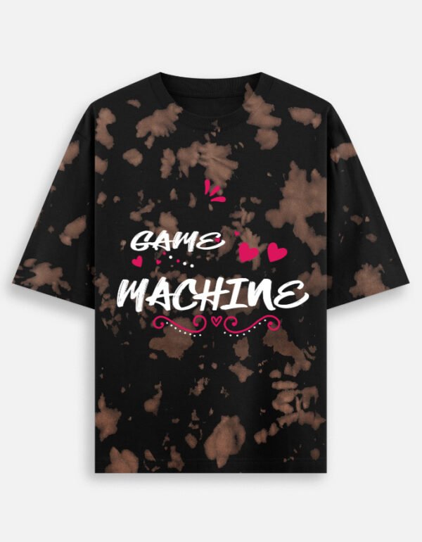 Gaming Machine Tie-Dye Oversized T-Shirt – Unisex Streetwear