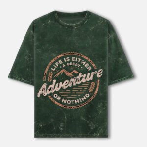 Worn-In Heat – Unisex Acid Washed Oversized T-Shirt