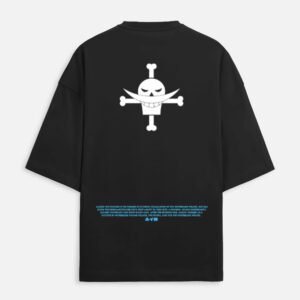 One Piece Oversized Unisex T-Shirt – Whitebeard Pirates Jolly Roger