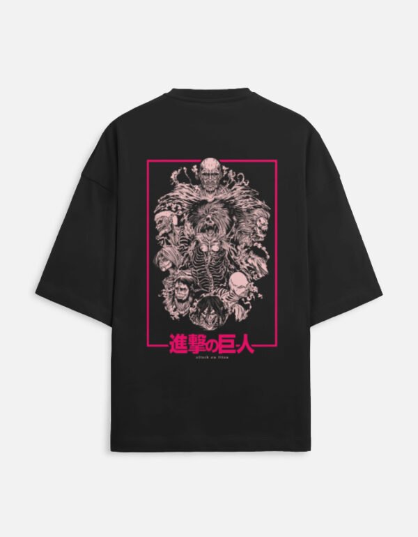Attack on Titan Oversized Unisex T-Shirt – The Nine Titans Edition