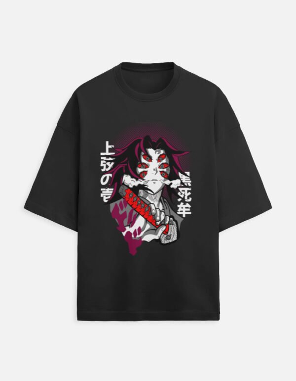 Demon Slayer Oversized Unisex T-Shirt – Kokushibo Six-Eyed Moon